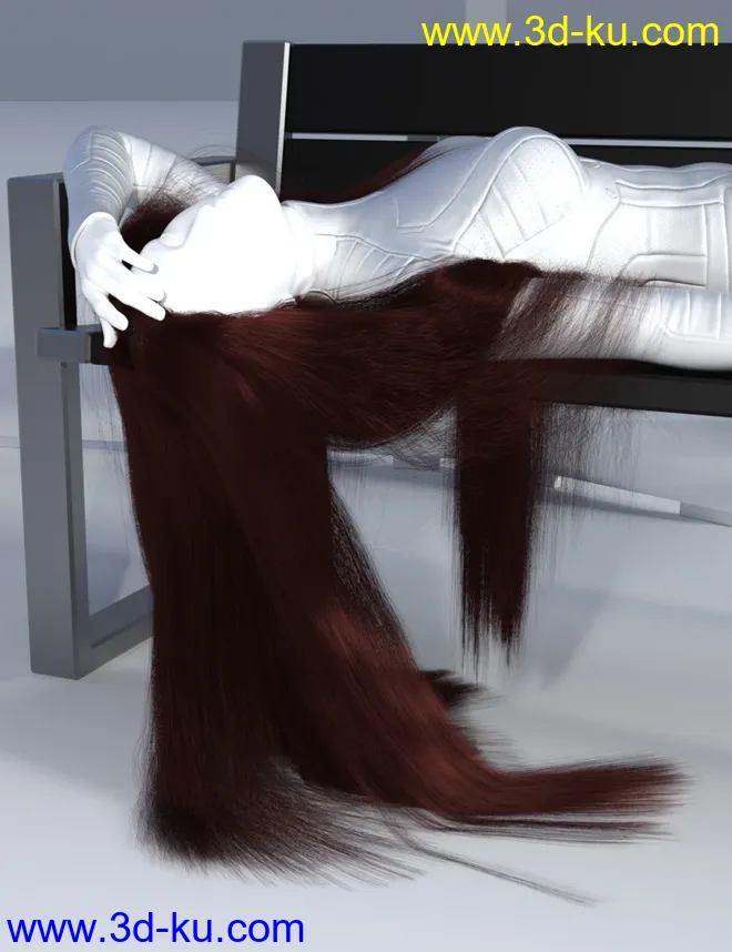 dForce Elven Lord Hair for Genesis 8模型的图片8