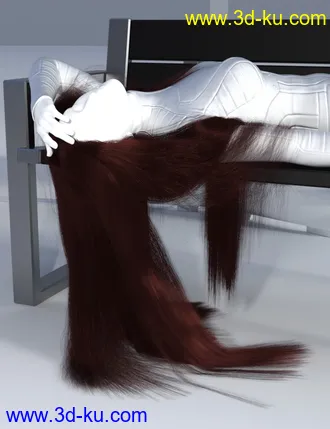 3D打印模型dForce Elven Lord Hair for Genesis 8的图片