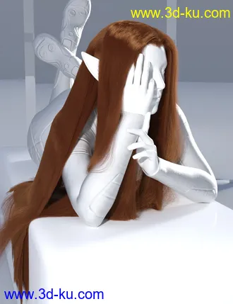 3D打印模型dForce Elven Lord Hair for Genesis 8的图片