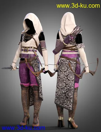 3D打印模型dForce Ember Skies Outfit Textures的图片