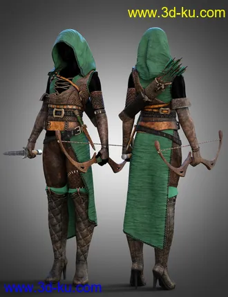 3D打印模型dForce Ember Skies Outfit Textures的图片