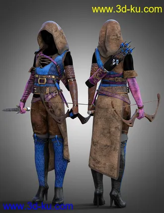 3D打印模型dForce Ember Skies Outfit Textures的图片