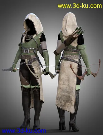3D打印模型dForce Ember Skies Outfit Textures的图片