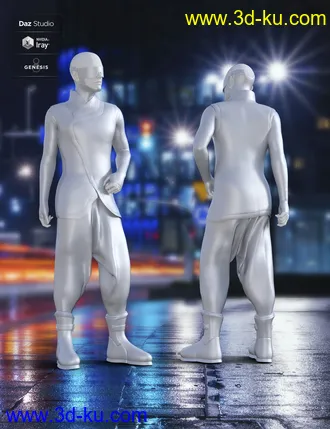 3D打印模型dForce Evil Night Walker for Genesis 8 Males的图片