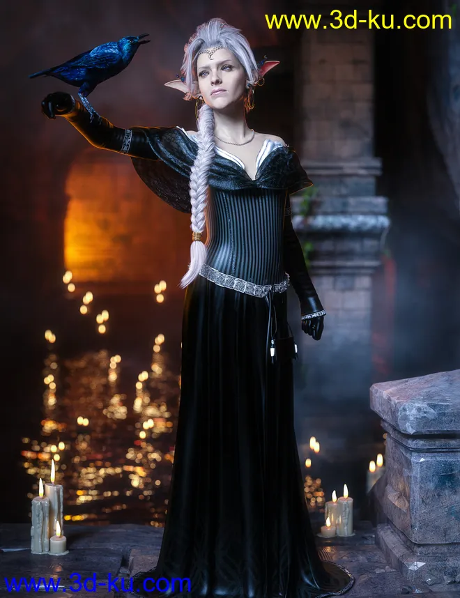 dForce Faded Illusions for Genesis 8 and 8.1 Females模型的图片1