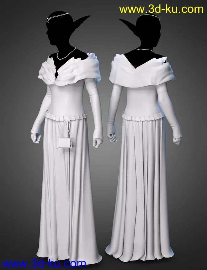 dForce Faded Illusions for Genesis 8 and 8.1 Females模型的图片4