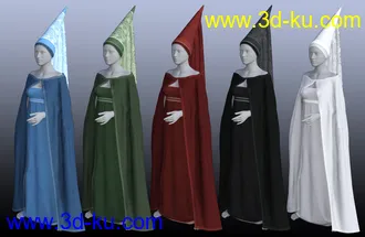 3D打印模型dForce Fairy Tale Dress for Genesis 8 Female(s)的图片