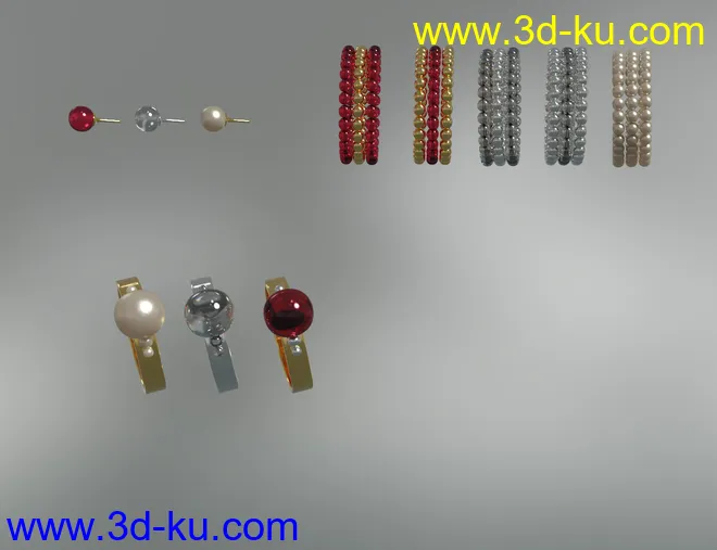 dForce Fleur Outfit and Jewelry for Genesis 8 Female(s)模型的图片6