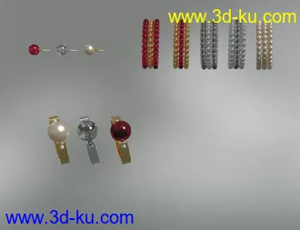 3D打印模型dForce Fleur Outfit and Jewelry for Genesis 8 Female(s)的图片