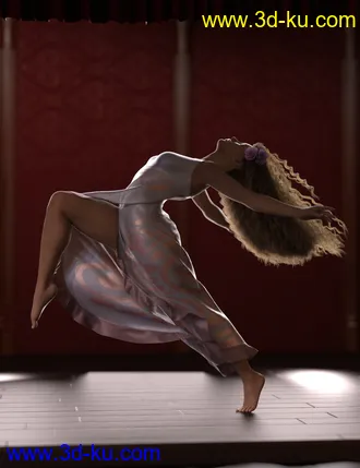 3D打印模型dForce Floral Fiesta Outfit for Genesis 8 Females的图片