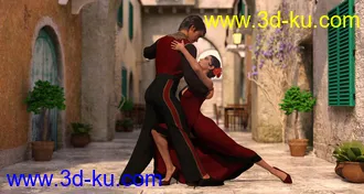 3D打印模型dForce Floral Fiesta Outfit for Genesis 8 Females的图片