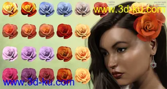 3D打印模型dForce Floral Fiesta Outfit for Genesis 8 Females的图片