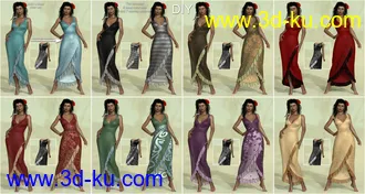 3D打印模型dForce Floral Fiesta Outfit for Genesis 8 Females的图片