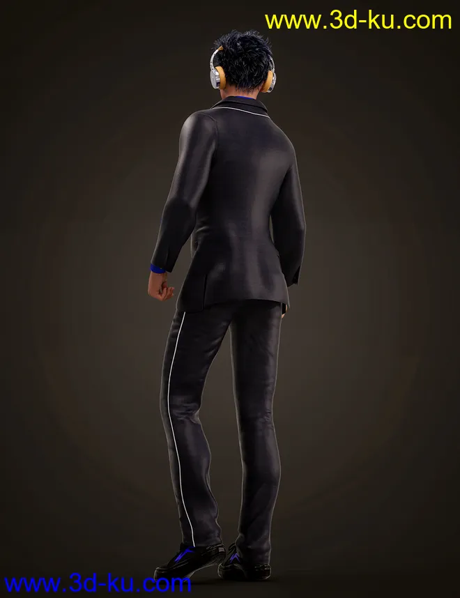 dForce Flow Outfit for Genesis 8.1 Male and Kota 8.1模型的图片3