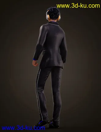 3D打印模型dForce Flow Outfit for Genesis 8.1 Male and Kota 8.1的图片