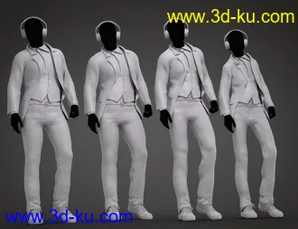 3D打印模型dForce Flow Outfit for Genesis 8.1 Male and Kota 8.1的图片