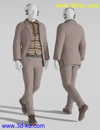 3D打印模型dForce Flow Outfit Textures的图片