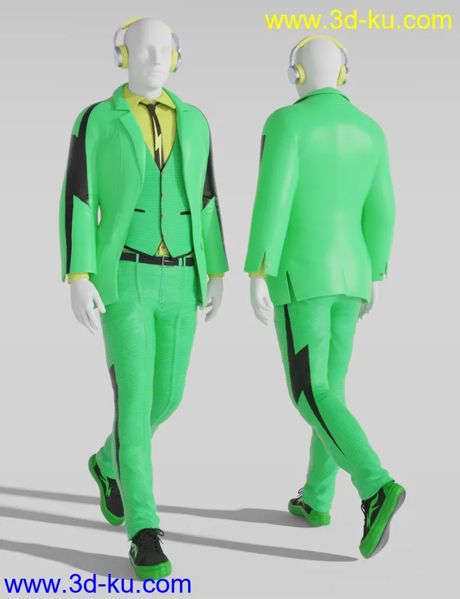 dForce Flow Outfit Textures模型的图片4