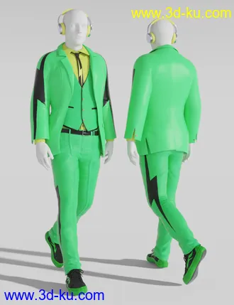 3D打印模型dForce Flow Outfit Textures的图片