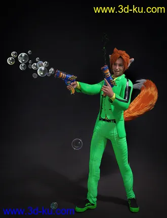 3D打印模型dForce Flow Outfit Textures的图片