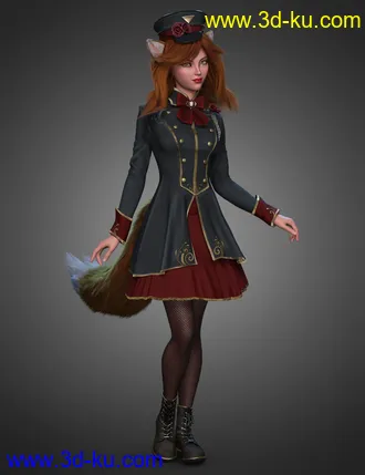 3D打印模型dForce Goodnight Outfit for Genesis 8 Females的图片
