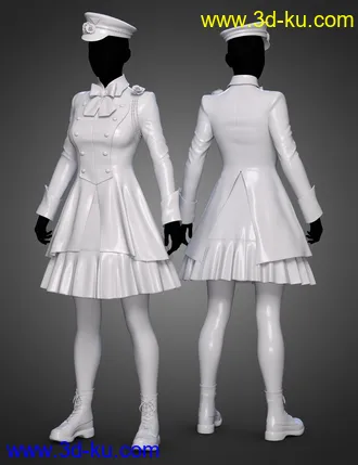3D打印模型dForce Goodnight Outfit for Genesis 8 Females的图片