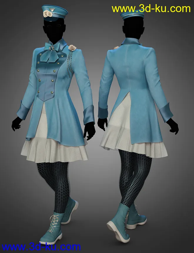 dForce Goodnight Outfit Textures模型的图片2