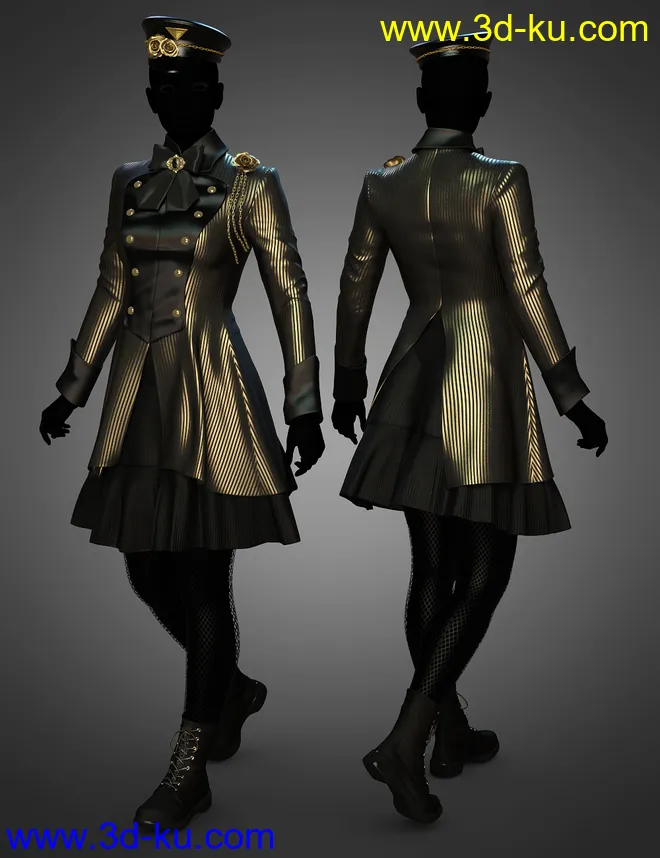 dForce Goodnight Outfit Textures模型的图片3