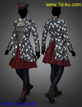 3D打印模型dForce Goodnight Outfit Textures的图片