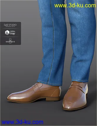 3D打印模型dForce H&C Mandarin Collar Shirt Outfit for Genesis 8 Male(s)的图片