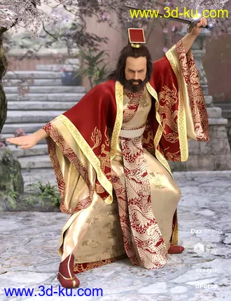 3D打印模型dForce Hanfu Outfit Textures的图片