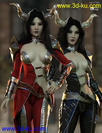 3D打印模型dForce Hellen Outfit Textures的图片