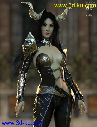 3D打印模型dForce Hellen Outfit Textures的图片