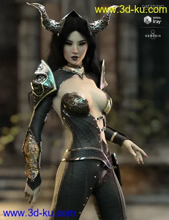 3D打印模型dForce Hellen Outfit Textures的图片