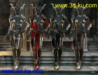 3D打印模型dForce Hellen Outfit Textures的图片