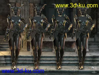 3D打印模型dForce Hellen Outfit Textures的图片