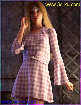 3D打印模型dForce HippyChic Outfit for Genesis 8 and 8.1 Female的图片