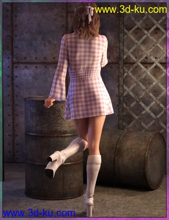 3D打印模型dForce HippyChic Outfit for Genesis 8 and 8.1 Female的图片