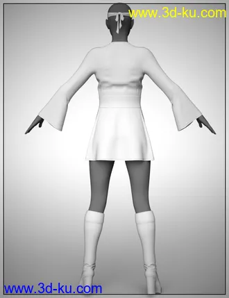 3D打印模型dForce HippyChic Outfit for Genesis 8 and 8.1 Female的图片