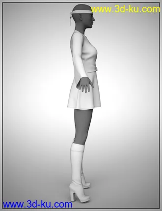 3D打印模型dForce HippyChic Outfit for Genesis 8 and 8.1 Female的图片
