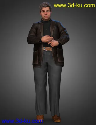 3D打印模型dForce Hollywood Outfit for 8.1 Males的图片