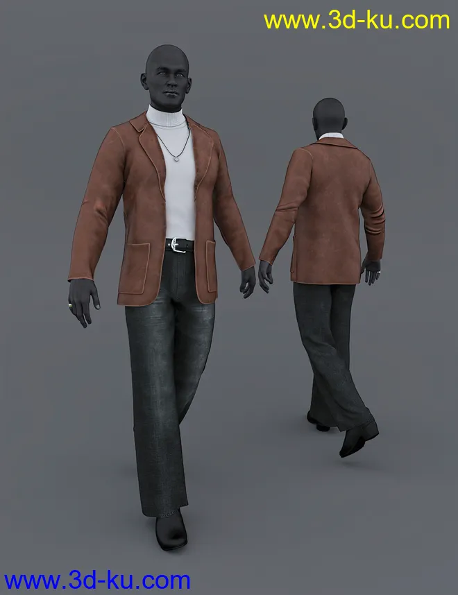 dForce Hollywood Outfit Textures模型的图片3