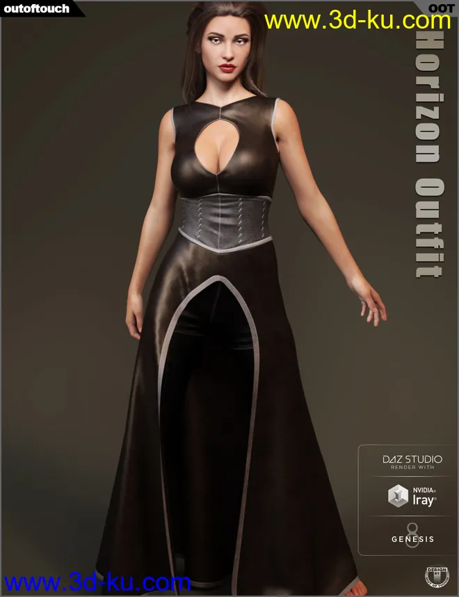 dForce Horizon Outfit for Genesis 8 Female(s)模型的图片2