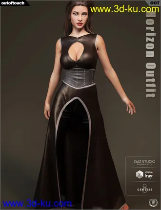 3D打印模型dForce Horizon Outfit for Genesis 8 Female(s)的图片