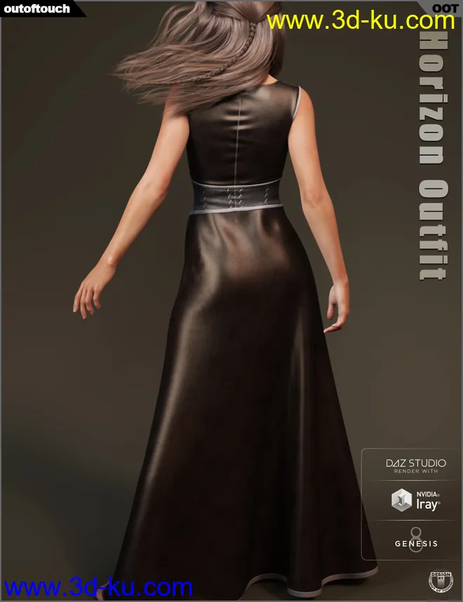 dForce Horizon Outfit for Genesis 8 Female(s)模型的图片3
