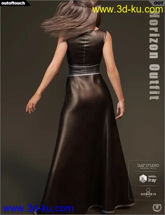 3D打印模型dForce Horizon Outfit for Genesis 8 Female(s)的图片
