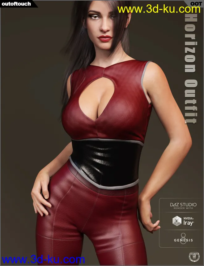 dForce Horizon Outfit for Genesis 8 Female(s)模型的图片5