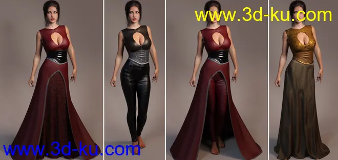 dForce Horizon Outfit for Genesis 8 Female(s)模型的图片7
