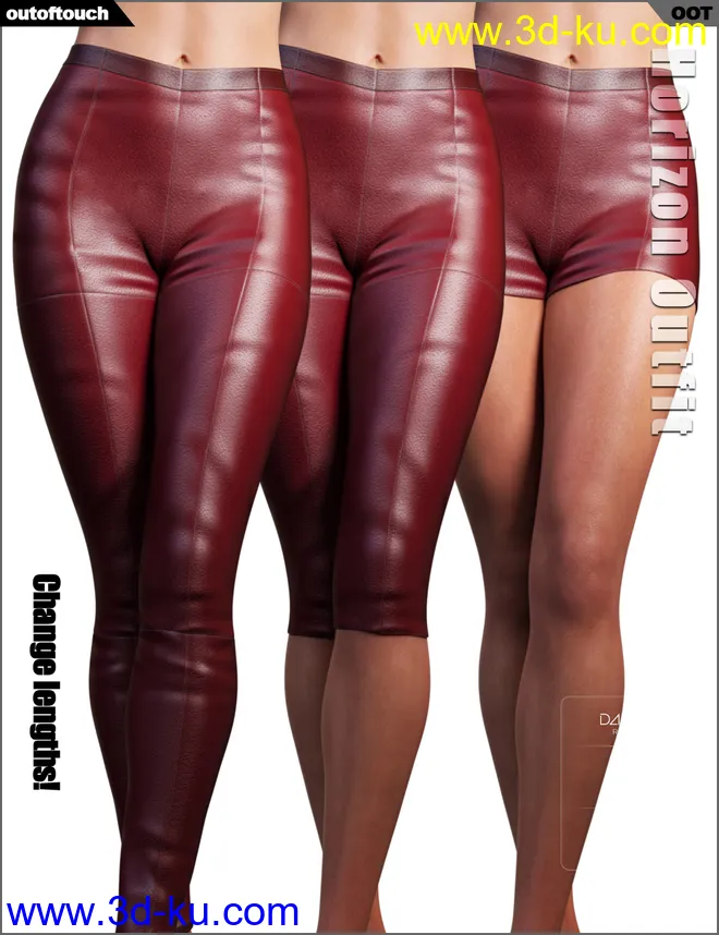 dForce Horizon Outfit for Genesis 8 Female(s)模型的图片9