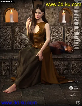 3D打印模型dForce Horizon Outfit for Genesis 8 Female(s)的图片